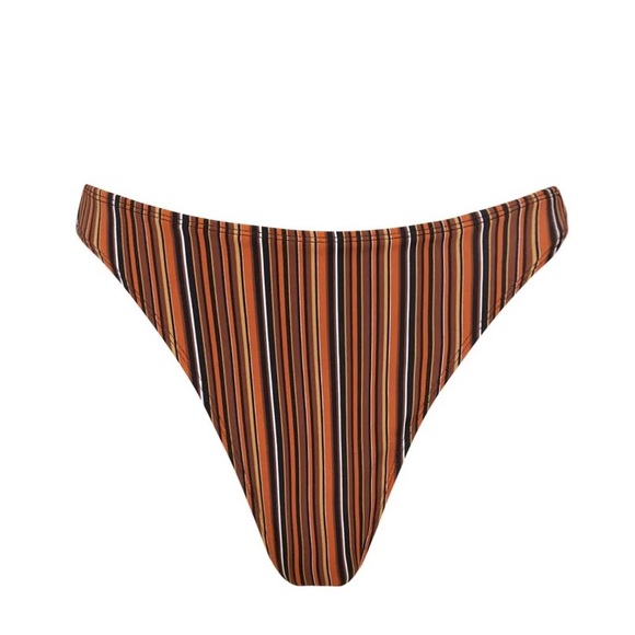 Code B NWT | Prism High Cut Bikini Bottom in Sahara Stripe Size 2X - Picture 2 of 10